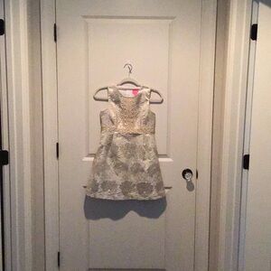 Lilly Pulitzer Cream and Gold Dress
